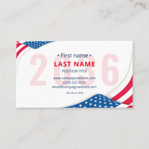 Tarjeta De Visita Información de contacto de campaña Divulgación de 