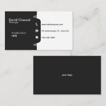 Información de contacto minimalista