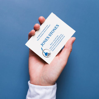Tarjeta De Visita Información del servicio de limpieza profesional