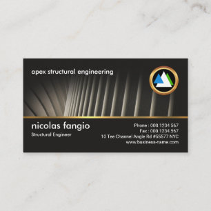 Tarjeta De Visita Ingeniería creativa de la silueta de la estructur