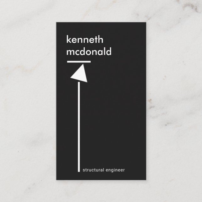 Tarjeta De Visita Ingeniería de equilibrio de la plataforma del (Anverso)