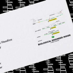 Tarjeta De Visita Ingeniero Biológico Interior (Transcripción)