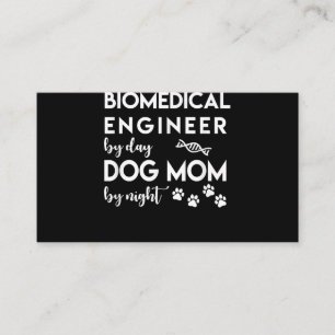 Tarjeta De Visita Ingeniero biomédico Perro Mamá Perro Ingeniero de 