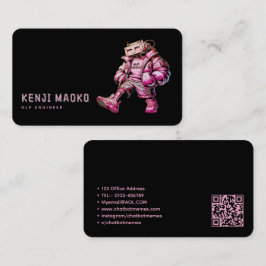 Tarjeta De Visita Ingeniero de IA conversacional de desarrollador de