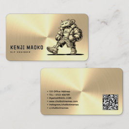 Tarjeta De Visita Ingeniero de IA conversacional de desarrollador de