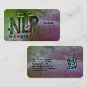 Tarjeta De Visita 🤖 Ingeniero de NLP Chatbot Desarrollador Conversa
