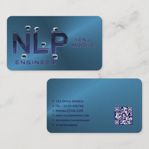 Tarjeta De Visita 🤖 Ingeniero de NLP Chatbot Desarrollador Conversa