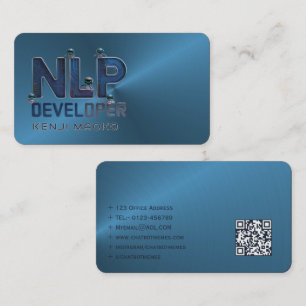 Tarjeta De Visita 🤖 Ingeniero de NLP Chatbot Desarrollador de tarje