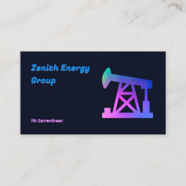 Tarjeta De Visita Ingeniero de Petróleo QR