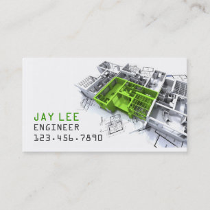 Tarjeta De Visita Ingeniero, Ingeniería, Arquitecto, Constructor