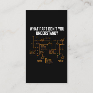 Tarjeta De Visita Ingeniero químico divertido - ingeniería químic