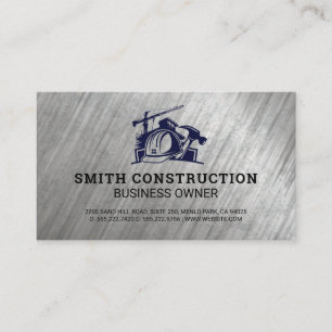 Tarjeta De Visita Ingeniero   Sitio de Construcción   Constructor