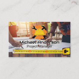 Tarjeta De Visita Ingenieros Arquitectos Planeando una construcción