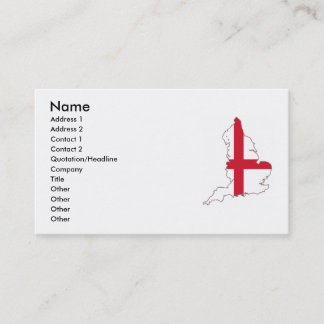 Tarjeta De Visita Inglaterra