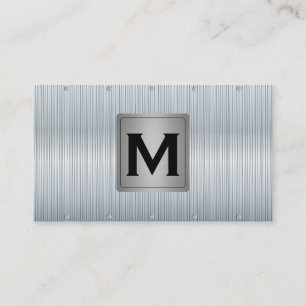 Tarjeta De Visita Inicial   Fondo metálico