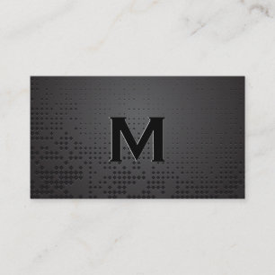 Tarjeta De Visita Inicial   Fondo metálico oscuro