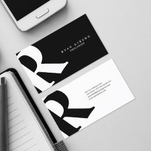 Inicial grande | Tipografía moderna | Negro