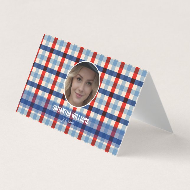 Tarjeta De Visita Inmigración QR Photo (Anverso)