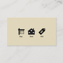 Tarjeta de visita inmobiliaria