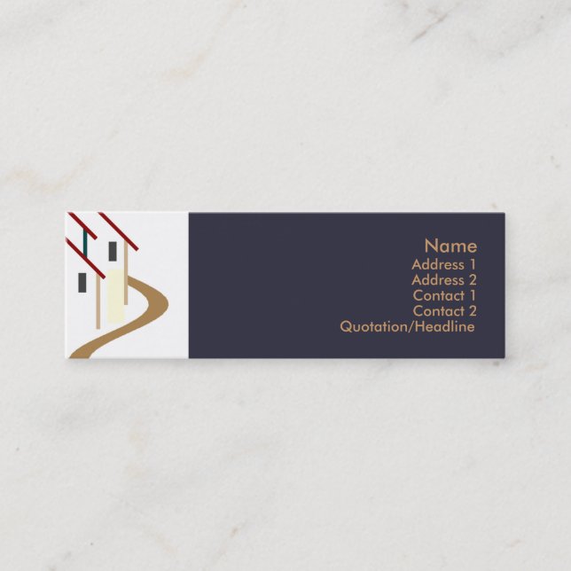 Tarjeta de visita inmobiliaria (Anverso)