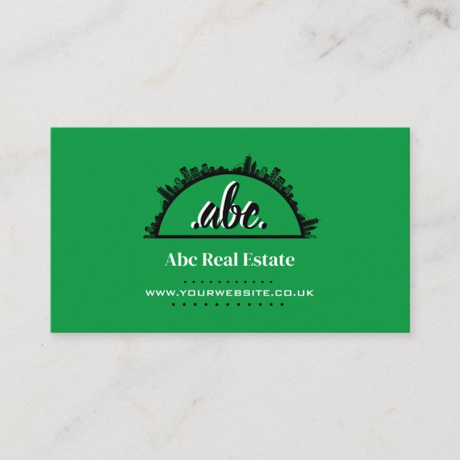 Tarjeta de visita inmobiliaria (Anverso)