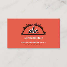 Tarjeta de visita inmobiliaria