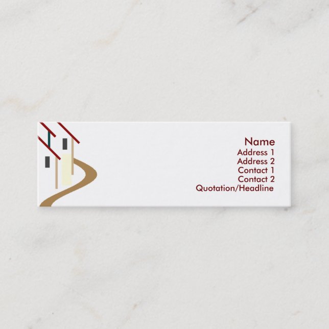 Tarjeta de visita inmobiliaria (Anverso)