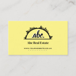 Tarjeta de visita inmobiliaria