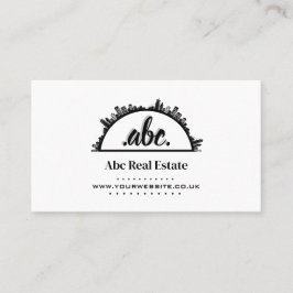 Tarjeta de visita inmobiliaria