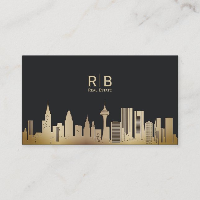 Tarjeta de visita inmobiliaria (Anverso)