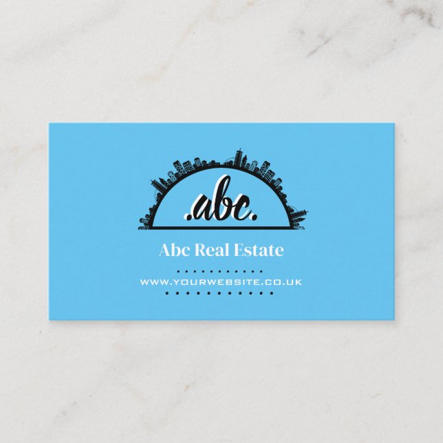 Tarjeta de visita inmobiliaria (Anverso)