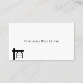 Tarjeta de visita inmobiliaria