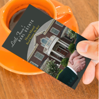 Tarjeta de visita inmobiliaria