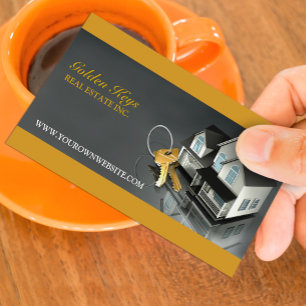 Tarjeta de visita inmobiliaria