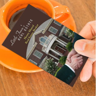Tarjeta de visita inmobiliaria