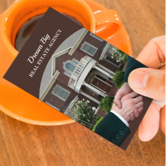 Tarjeta de visita inmobiliaria