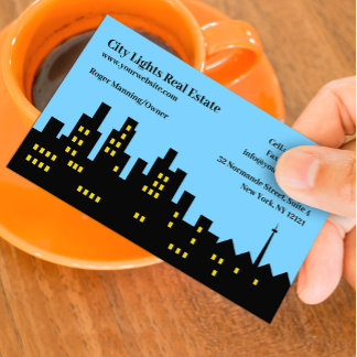 Tarjeta de visita inmobiliaria