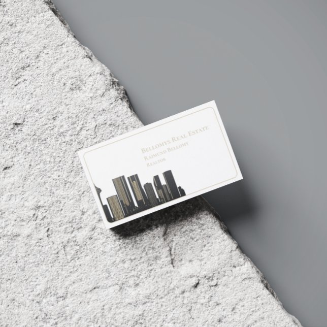 Tarjeta de visita inmobiliaria (Real Estate Business Card)