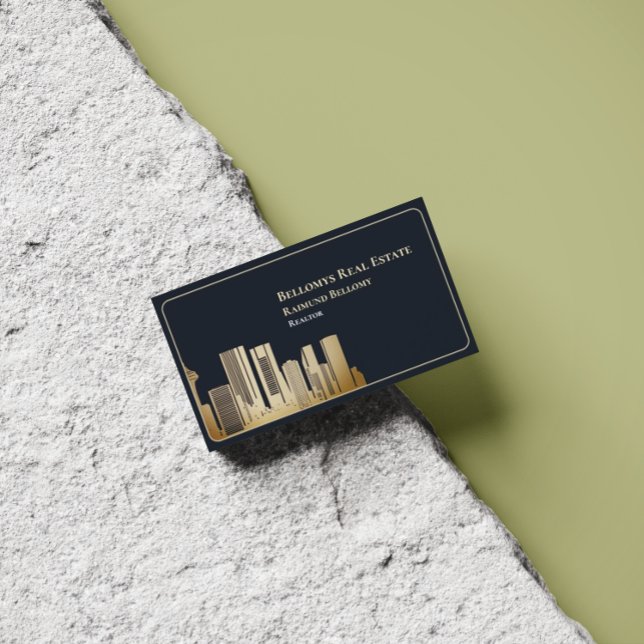Tarjeta de visita inmobiliaria (Real Estate Business Card)