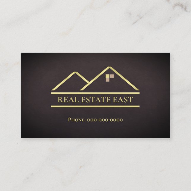 Tarjeta de visita inmobiliaria (Anverso)