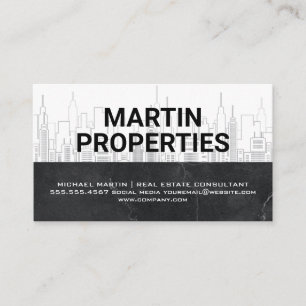Tarjeta De Visita Inmobiliaria   Centro de la ciudad