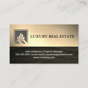 Tarjeta De Visita Inmobiliaria comercial   Residencial de la casa
