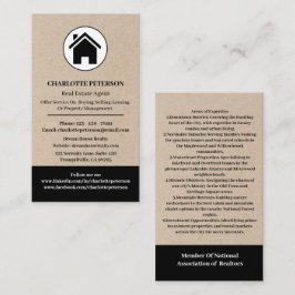 Tarjeta De Visita Inmobiliaria moderna y única