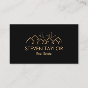 Tarjeta De Visita inmobiliaria profesional inmobiliaria inmobiliaria