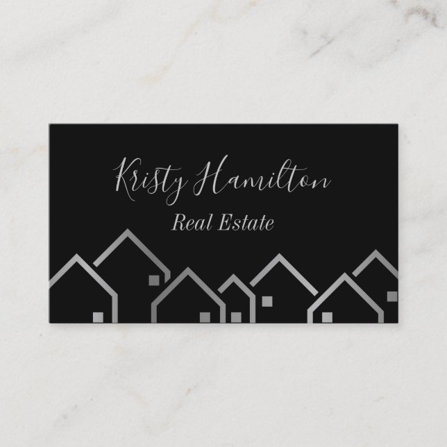 Tarjeta De Visita inmobiliaria profesional inmobiliaria inmobiliaria (Anverso)