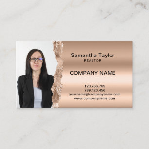 Tarjeta De Visita Inmobiliaria Profesional Insertar o Añadir foto