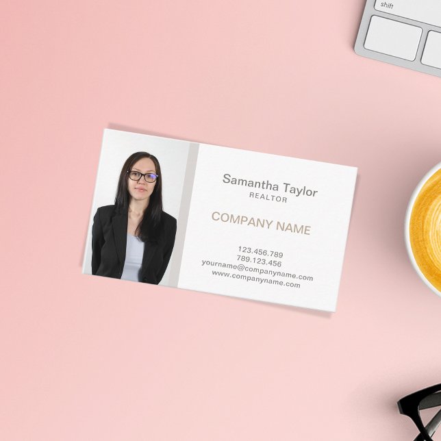 Tarjeta De Visita Inmobiliaria Profesional Insertar o Añadir foto (Subido por el creador)