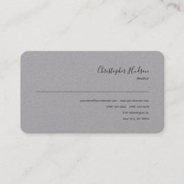 Tarjeta De Visita Inmobiliaria Profesional Realtor Simple