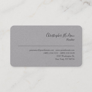 Tarjeta De Visita Inmobiliaria Profesional Realtor Simple