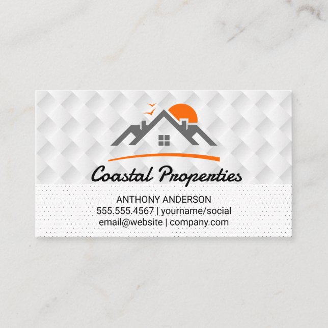 Tarjeta De Visita Inmobiliaria | Propiedades (Anverso)